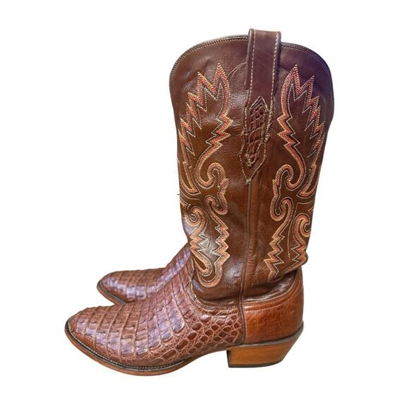 Lucchese 2000 Caiman Western Cowboy Boot Men size 9.5 D main image 5